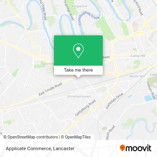 Applicate Commerce map