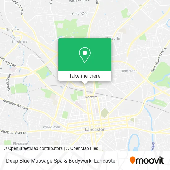 Deep Blue Massage Spa & Bodywork map