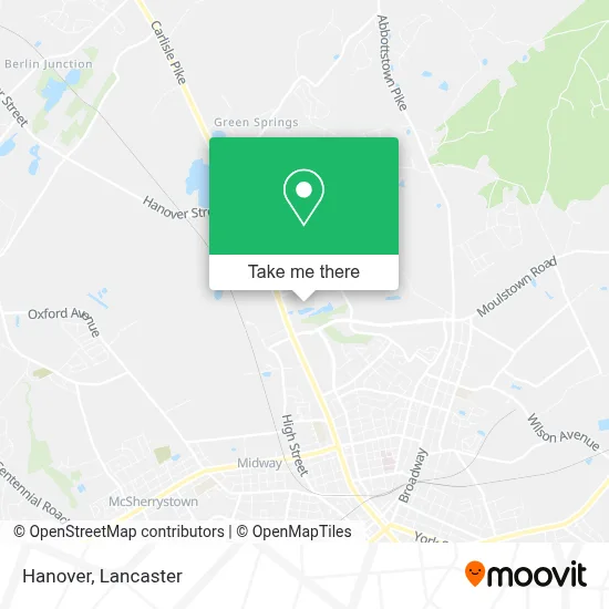 Hanover map