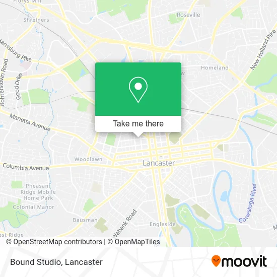 Bound Studio map