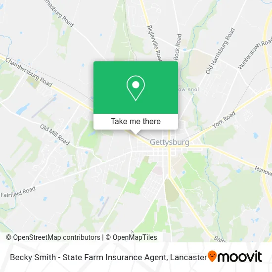 Becky Smith - State Farm Insurance Agent map