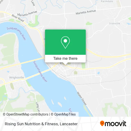 Rising Sun Nutrition & Fitness map