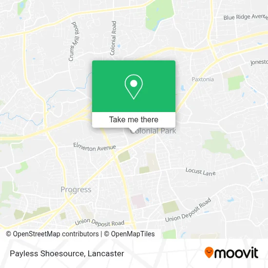 Payless Shoesource map