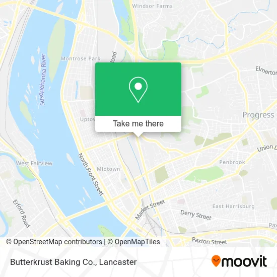 Butterkrust Baking Co. map