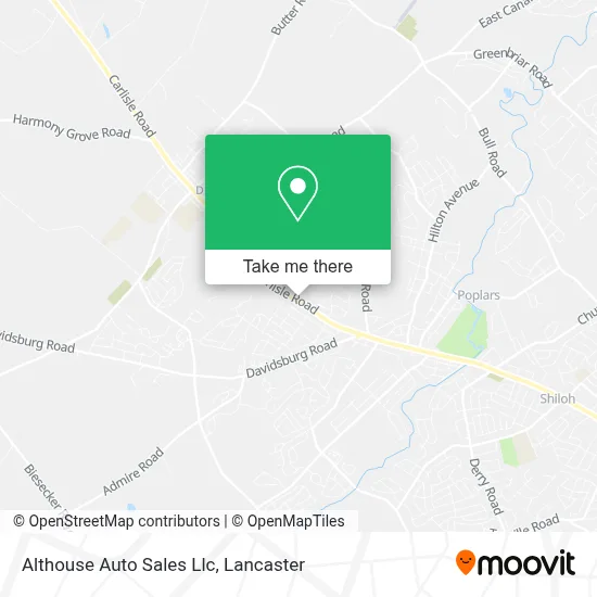 Althouse Auto Sales Llc map