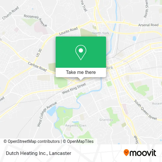 Dutch Heating Inc. map