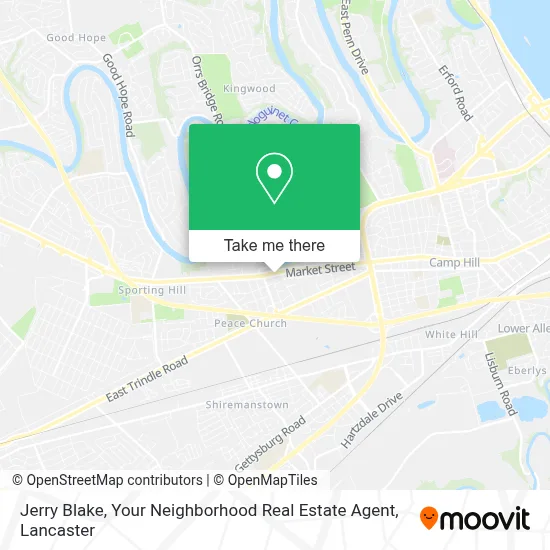 Jerry Blake, Your Neighborhood Real Estate Agent map