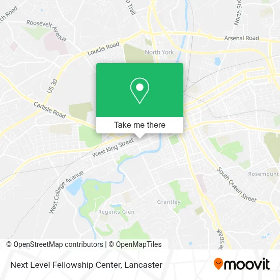 Next Level Fellowship Center map