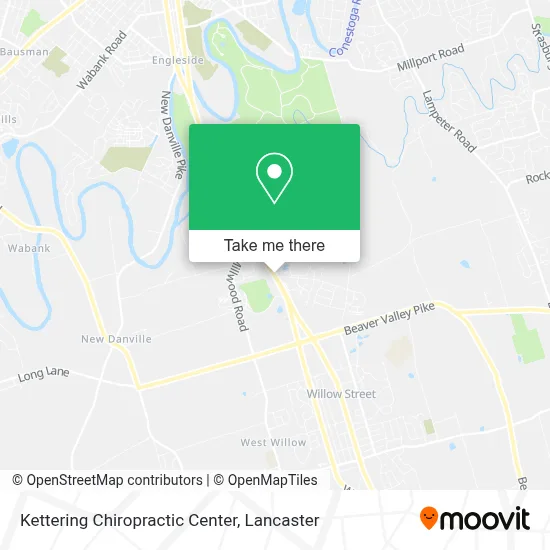 Kettering Chiropractic Center map
