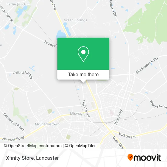 Xfinity Store map