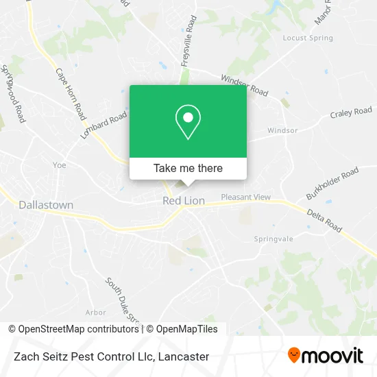 Zach Seitz Pest Control Llc map
