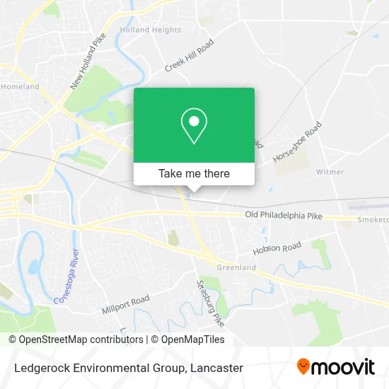 Ledgerock Environmental Group map