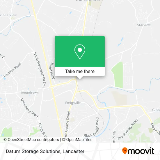 Datum Storage Solutions map