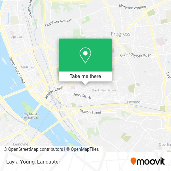 Layla Young map