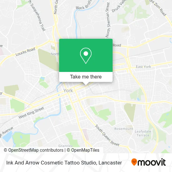 Ink And Arrow Cosmetic Tattoo Studio map