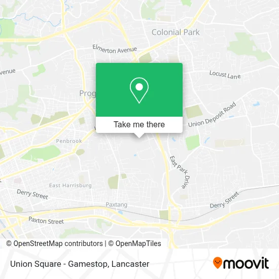 Union Square - Gamestop map