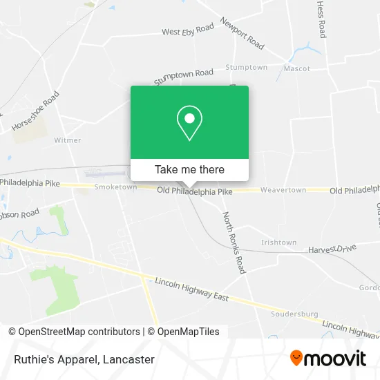 Ruthie's Apparel map