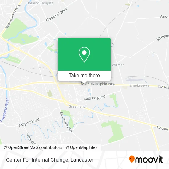 Center For Internal Change map
