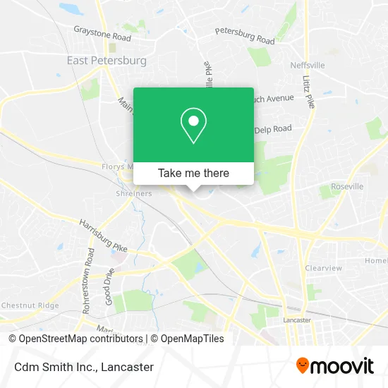 Cdm Smith Inc. map