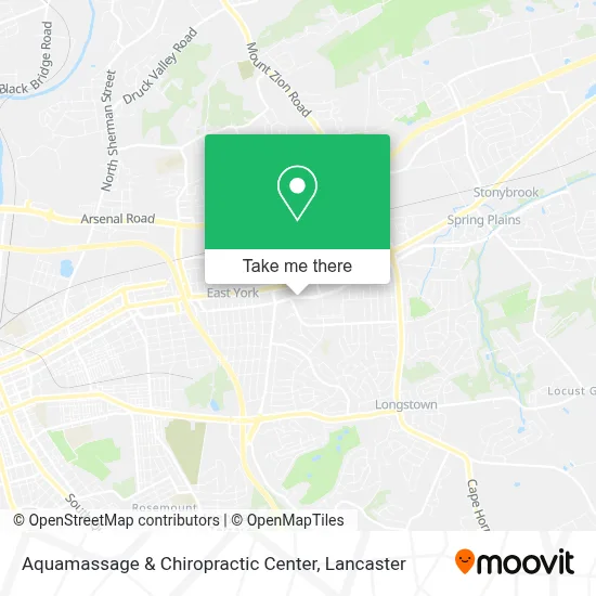 Aquamassage & Chiropractic Center map