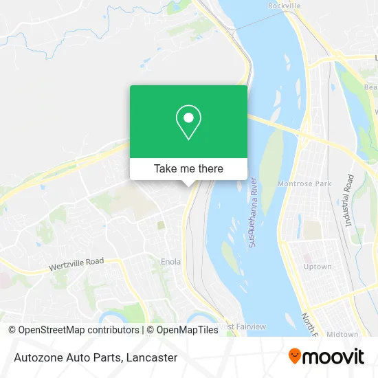 Autozone Auto Parts map