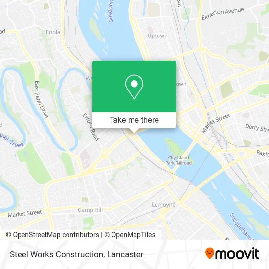 Steel Works Construction map