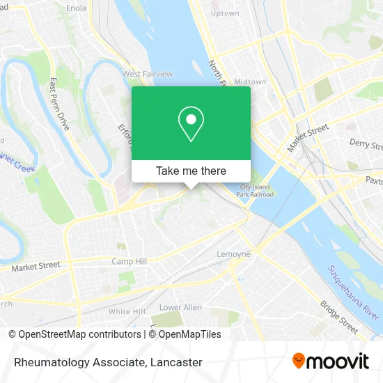Rheumatology Associate map