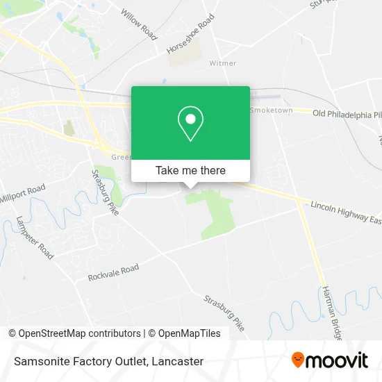 Samsonite Factory Outlet map