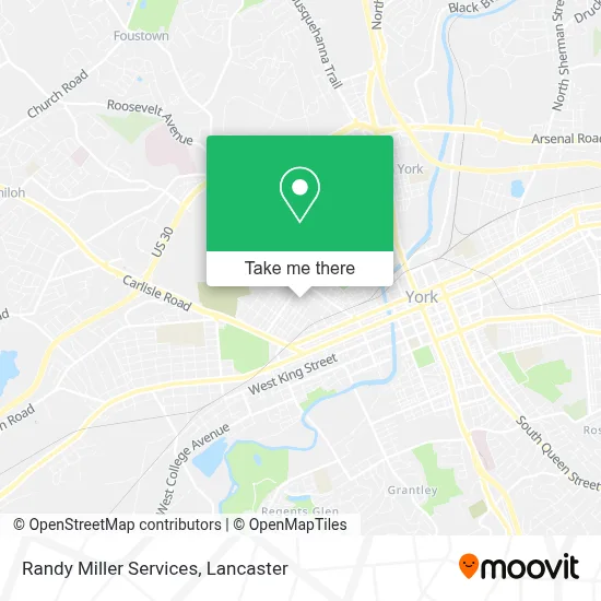 Randy Miller Services map