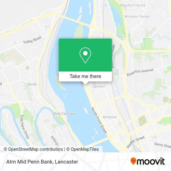 Atm Mid Penn Bank map