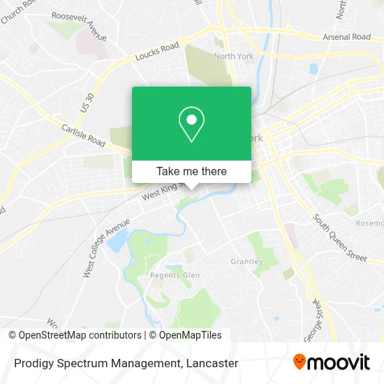 Prodigy Spectrum Management map
