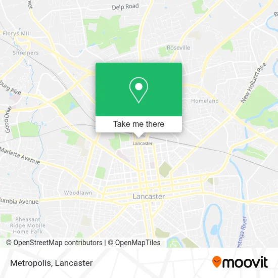 Metropolis map