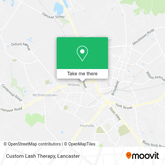 Custom Lash Therapy map