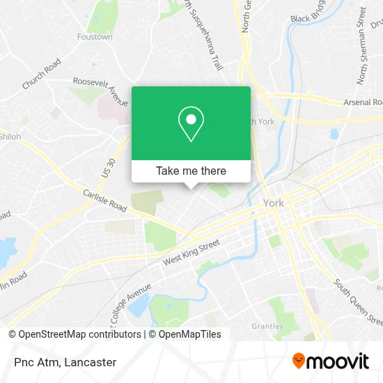 Pnc Atm map