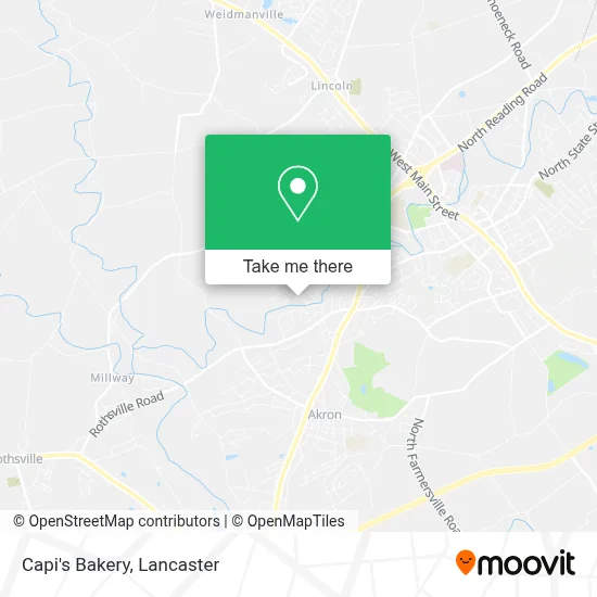Capi's Bakery map