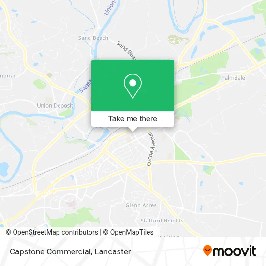 Capstone Commercial map