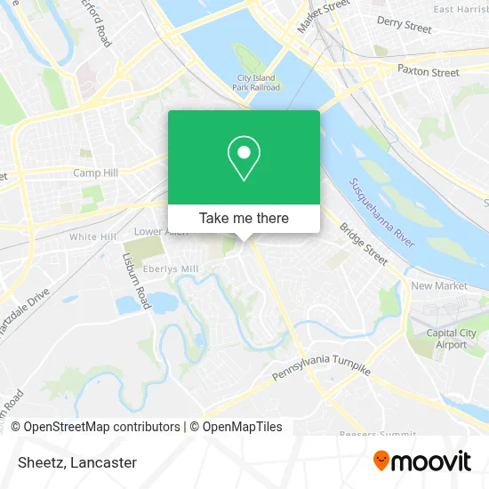 Sheetz map