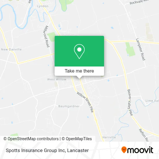 Spotts Insurance Group Inc map