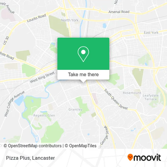 Pizza Plus map