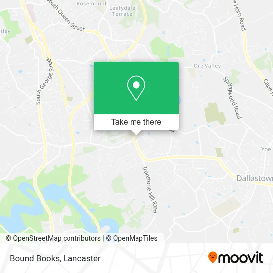 Bound Books map