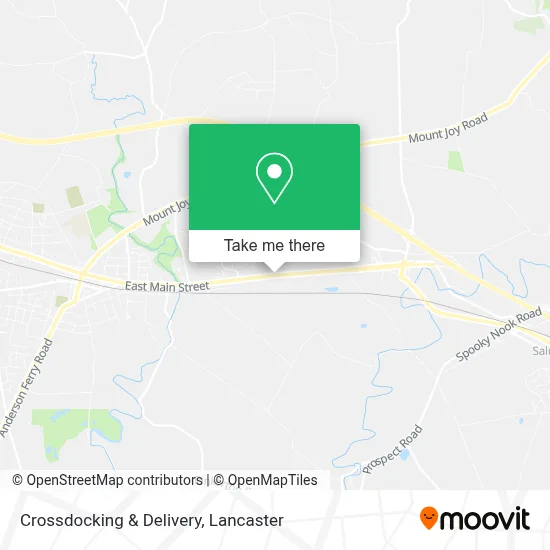 Crossdocking & Delivery map