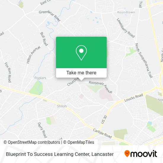 Blueprint To Success Learning Center map