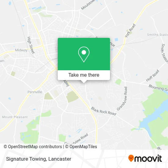 Signature Towing map