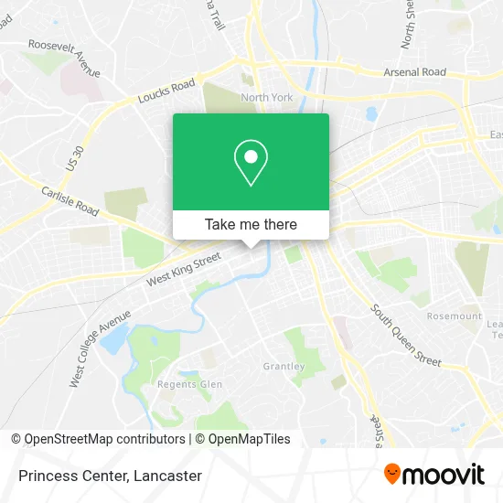 Princess Center map