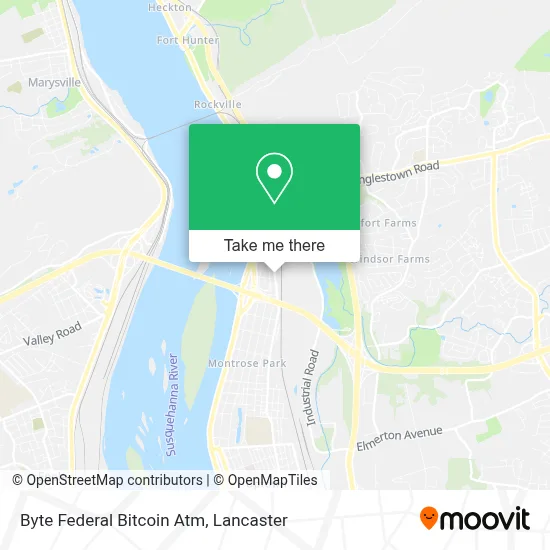 Byte Federal Bitcoin Atm map