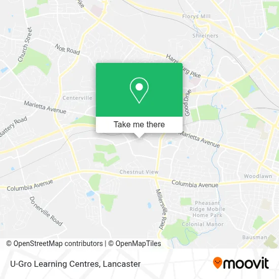 U-Gro Learning Centres map