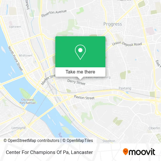 Center For Champions Of Pa map