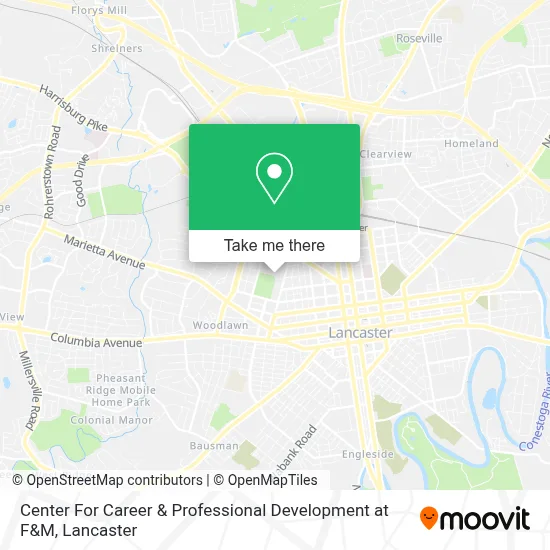 Center For Career & Professional Development at F&M map