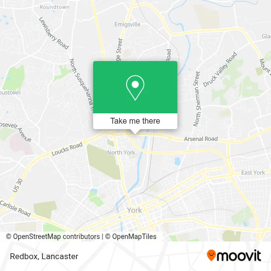 Redbox map