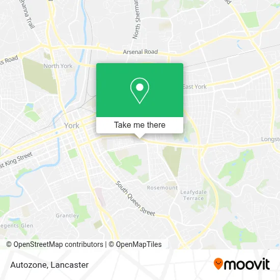 Autozone map